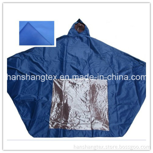 Polyester Raincoat Fabric with PVC Coated (HS-C2003)